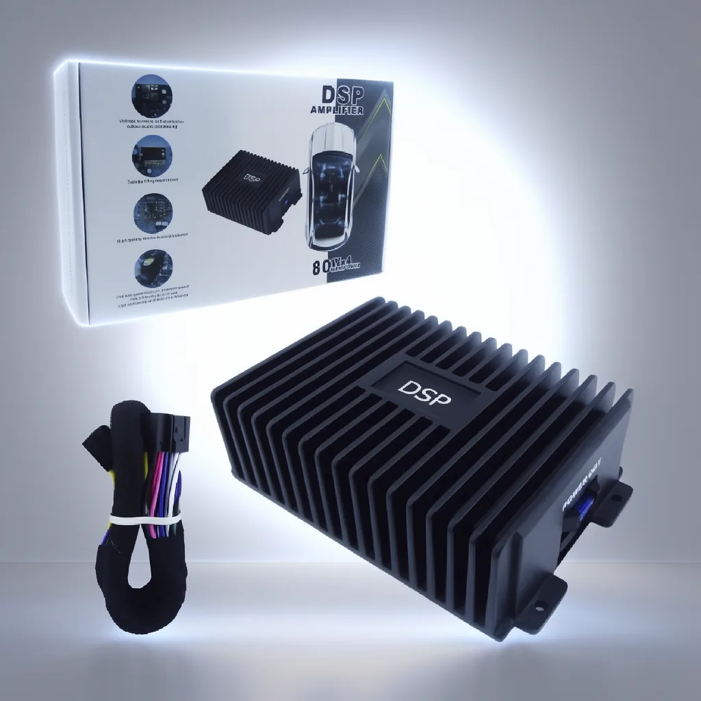 Amplificador DSP De 80 Watt Para Radio Android De 7, 9, Y 10“. - imagen 6
