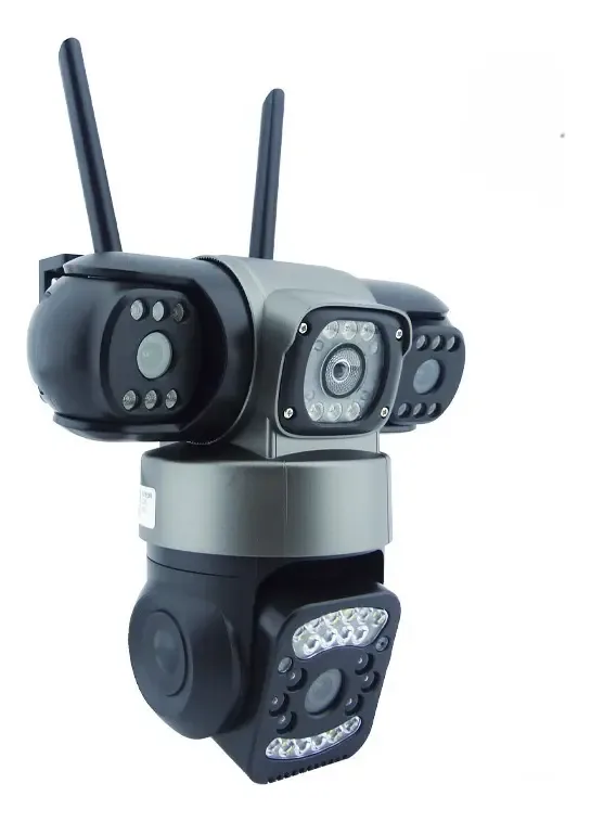 Camara De Vigilancia Ip Wifi Triple Camara 2 Mp - Control celular - imagen 3