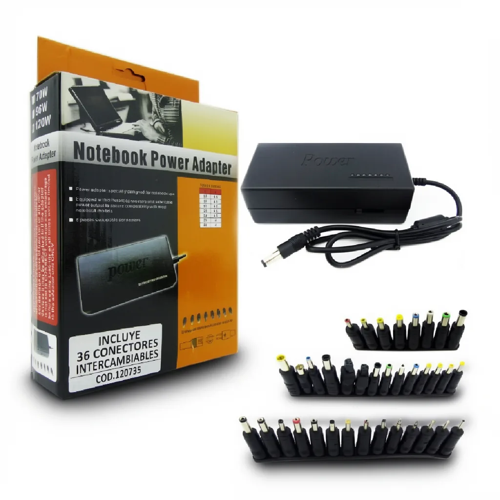 Eliminador Universal Para Notebook, 120W, Con 36 Puntas Intercambiables. - imagen 6