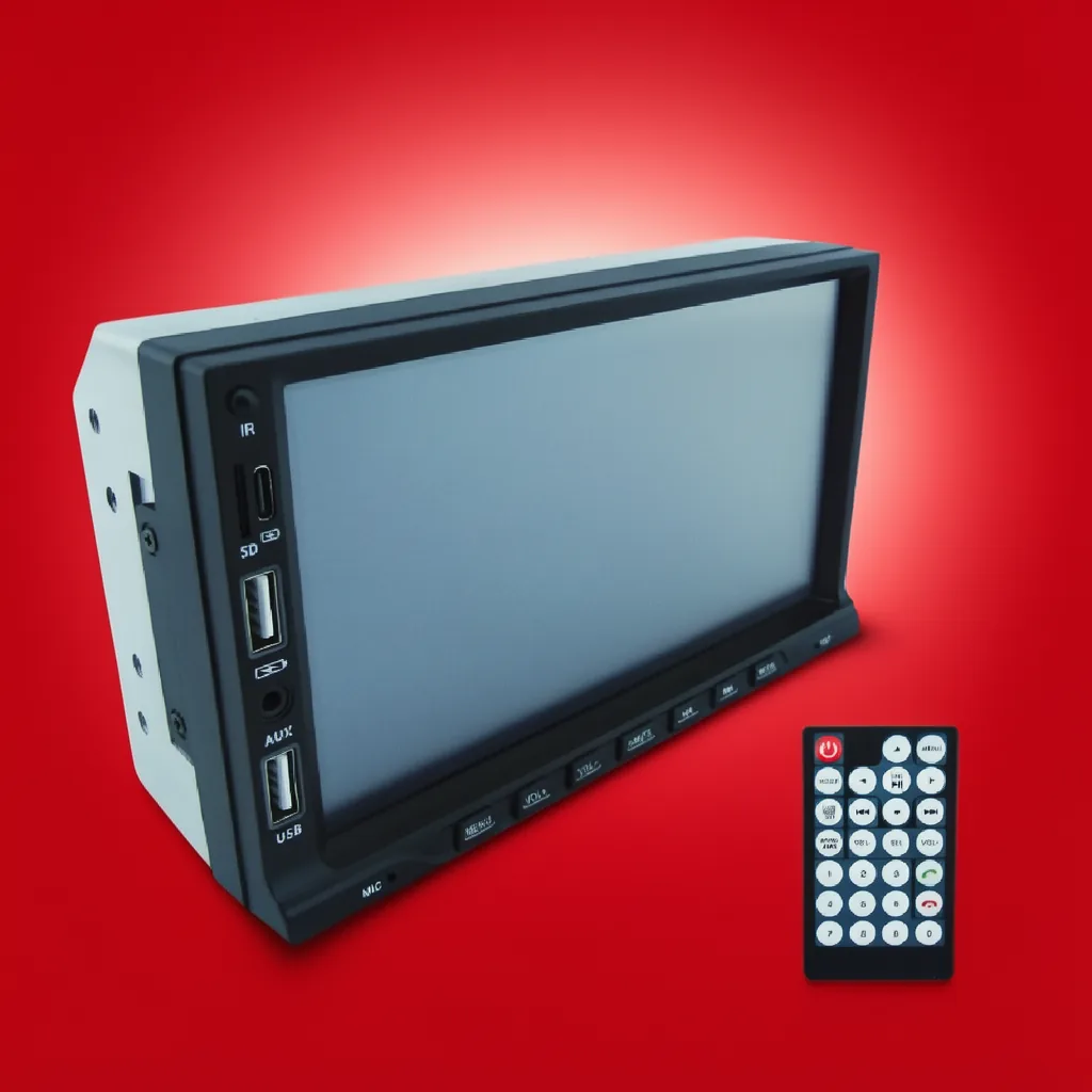 Radio Para Auto Con Pantalla 7” Bluetooth Con Carplay, MP5, 2 USB, Aux, SD Y Control Remoto - imagen 10