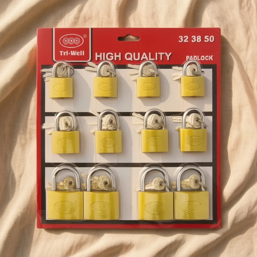 Candado Set Por 12 Piezas Marca TRI-WELL E 3 Tamaños 32, 38 Y 50 Mm - imagen 6
