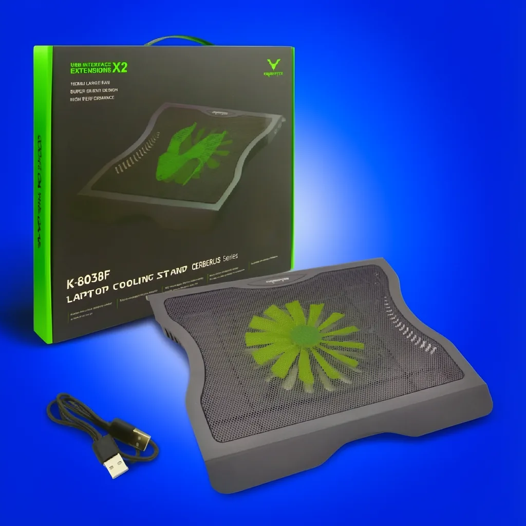 Base De Enfriamiento Para Notebook Con 2 USB, Modelo K-8038F - imagen 6