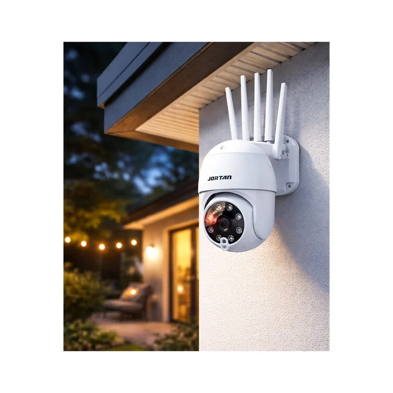 Camara De Vigilancia IP Wifi Para Exteriores Marca JORTAN De 8 LED Y 5 Antenas, Conexion LAN Y Resolucion De 2 Mp. Compatible Con APP IPC 360 Home. - imagen 5