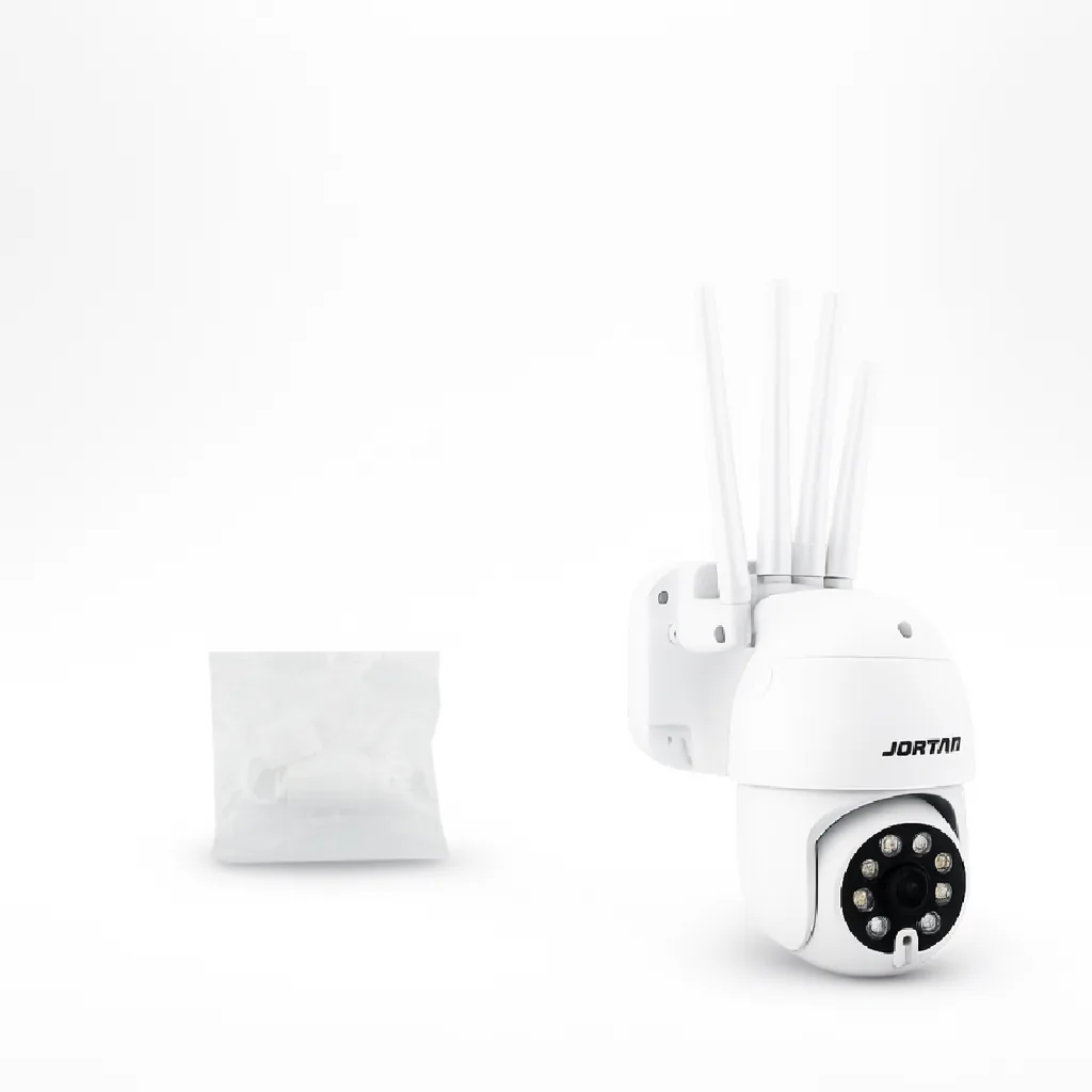 Camara De Vigilancia IP Wifi Para Exteriores Marca JORTAN De 8 LED Y 5 Antenas, Conexion LAN Y Resolucion De 2 Mp. Compatible Con APP IPC 360 Home. - imagen 4