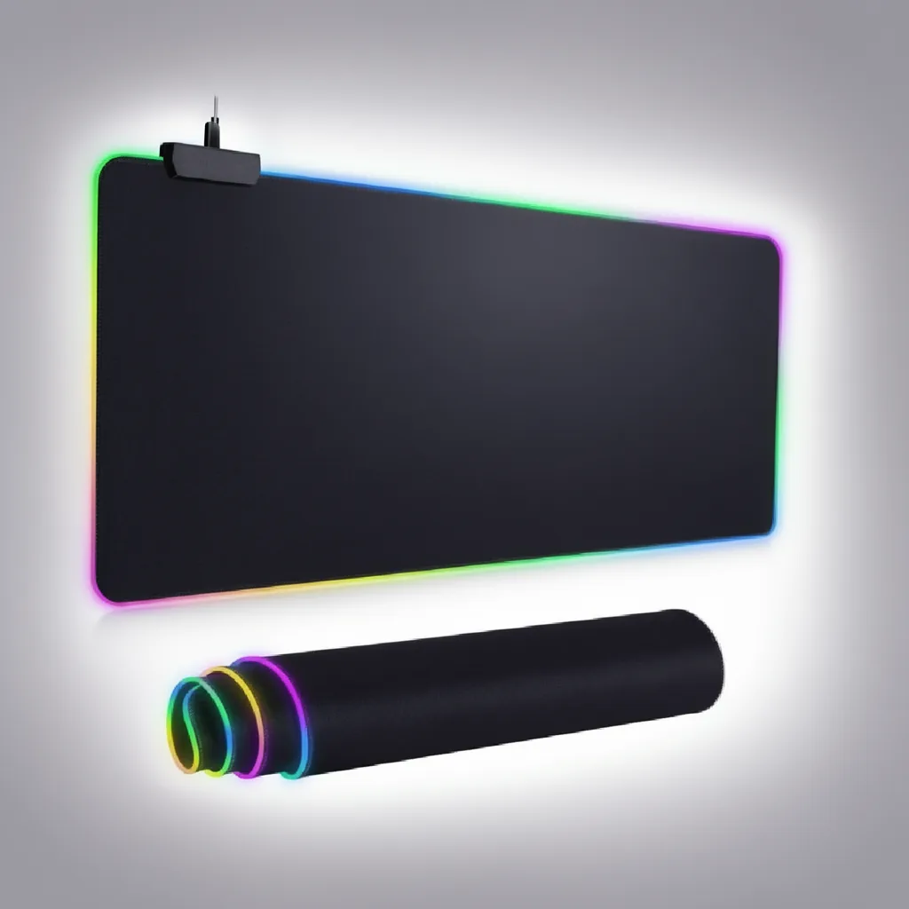 Pad Mouse Gamer Con Luz RGB. Medidas 80X30CM. USB En Caja. - imagen 9