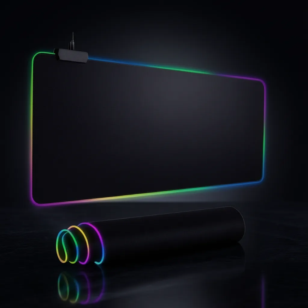 Pad Mouse Gamer Con Luz RGB. Medidas 80X30CM. USB En Caja. - imagen 7