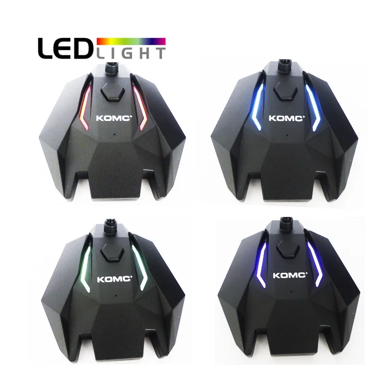 Microfono M3 Para PC Con Luz Y Tarjeta De Sonido. - imagen 5