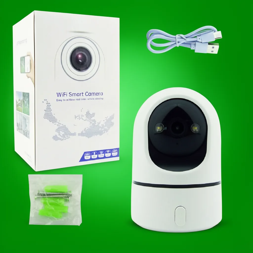 Camara De Vigilancia IP Wifi Con Rotacion Y Boton De Llamada De Emergencia Compatible APP KAMPRO. - imagen 6