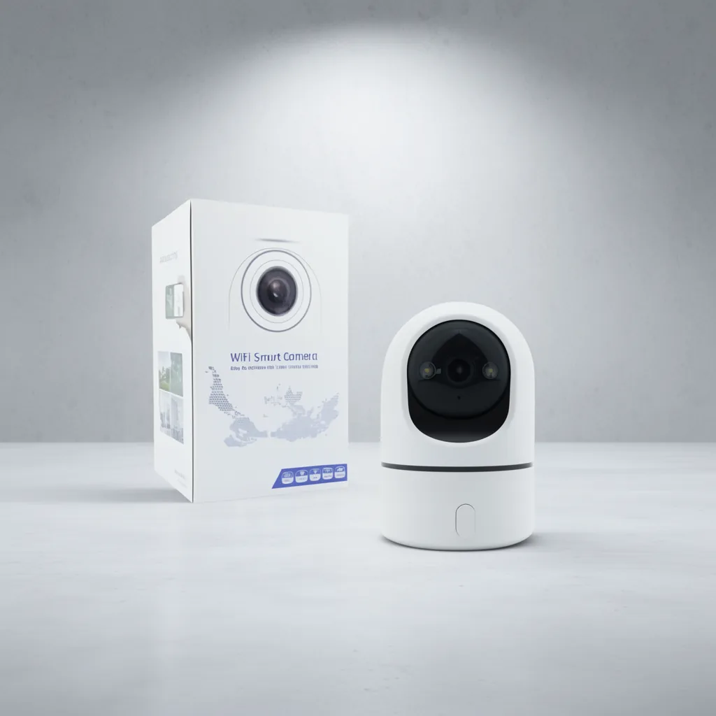 Camara De Vigilancia IP Wifi Con Rotacion Y Boton De Llamada De Emergencia Compatible APP KAMPRO. - imagen 2
