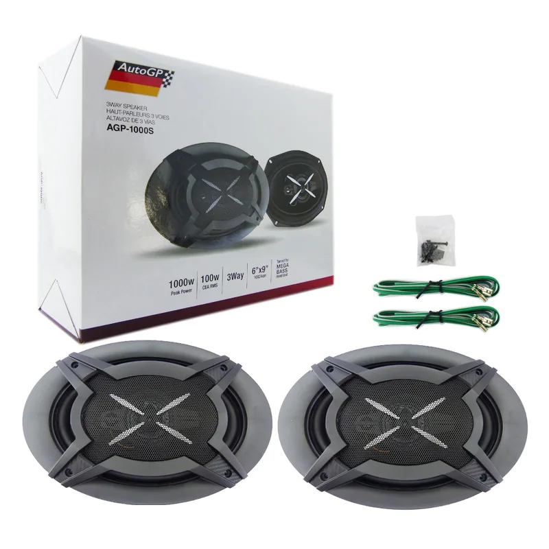 Parlante AUTOGP, AGP-1000S, De 6X9” Y 1000 Watt, Para Auto. En Caja, Set X 2. - imagen 1