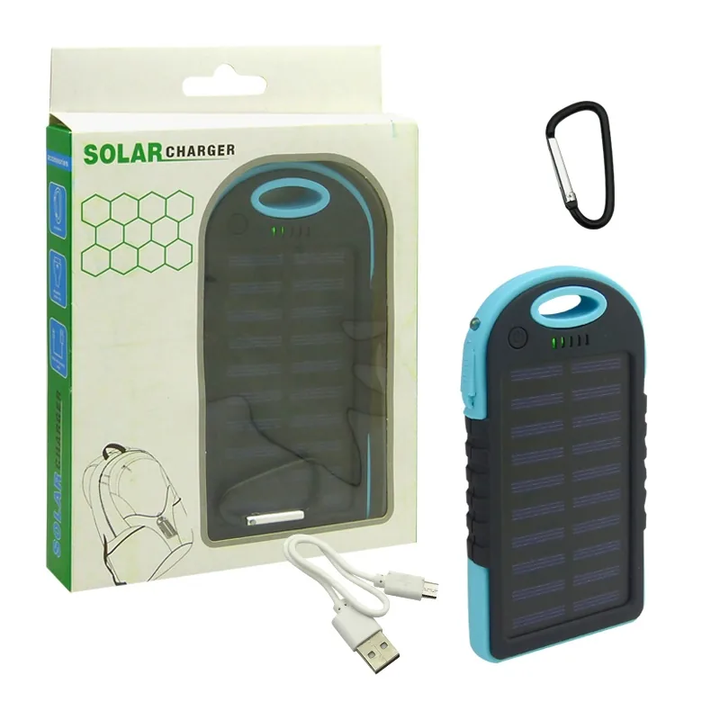 Bateria De Emergencia Solar Para Smartphone, 2 USB. 5000 Mah - imagen 7