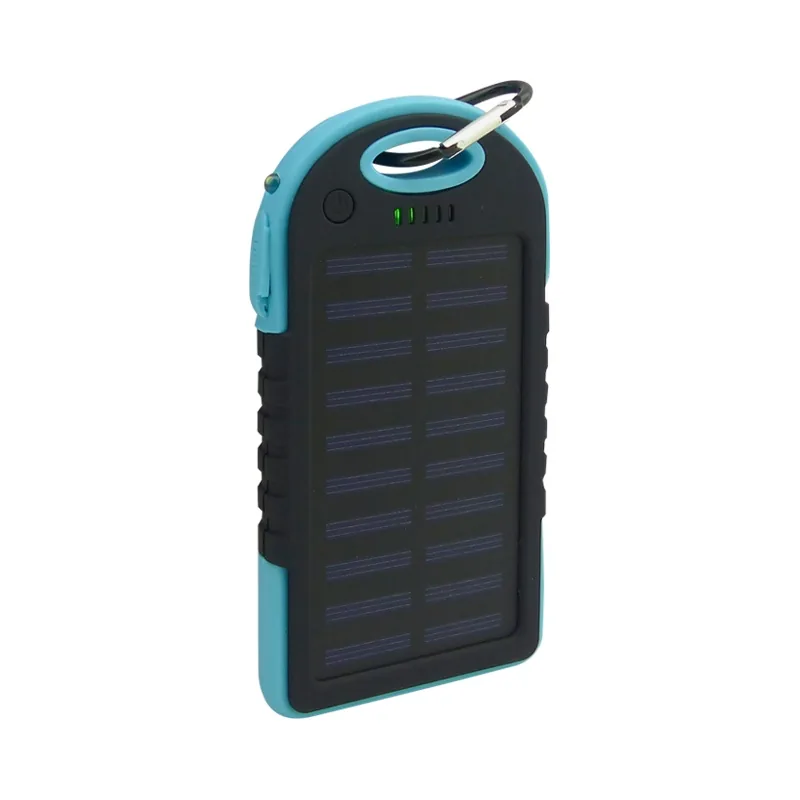 Bateria De Emergencia Solar Para Smartphone, 2 USB. 5000 Mah - imagen 1