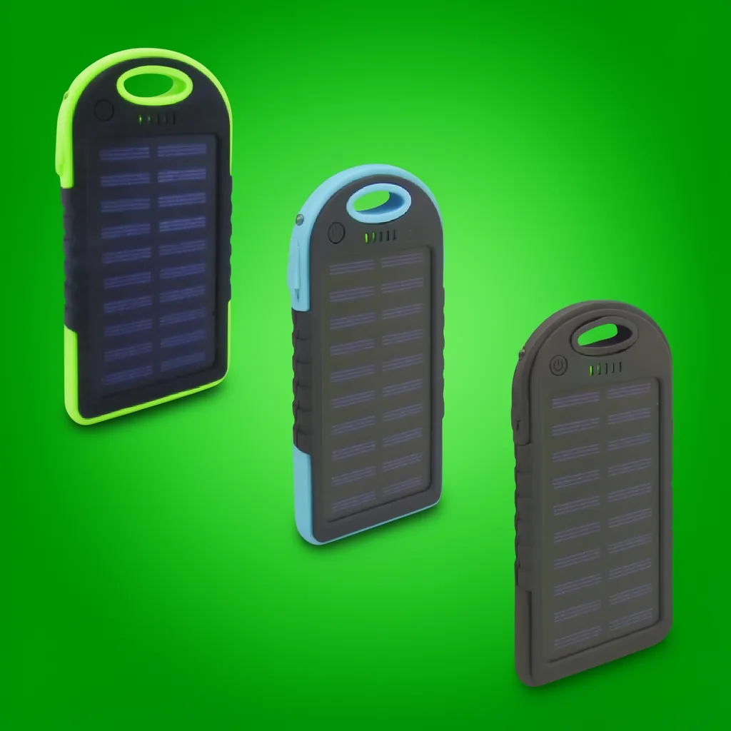 Bateria De Emergencia Solar Para Smartphone, 2 USB. 5000 Mah - imagen 6