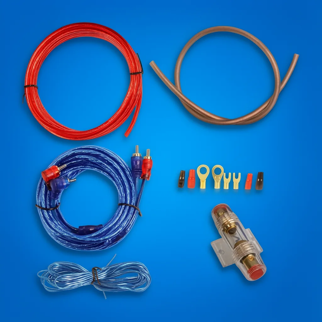 Kit Cables De Amplificacion Para Auto, Modelo 4GKT. Premium. - imagen 6