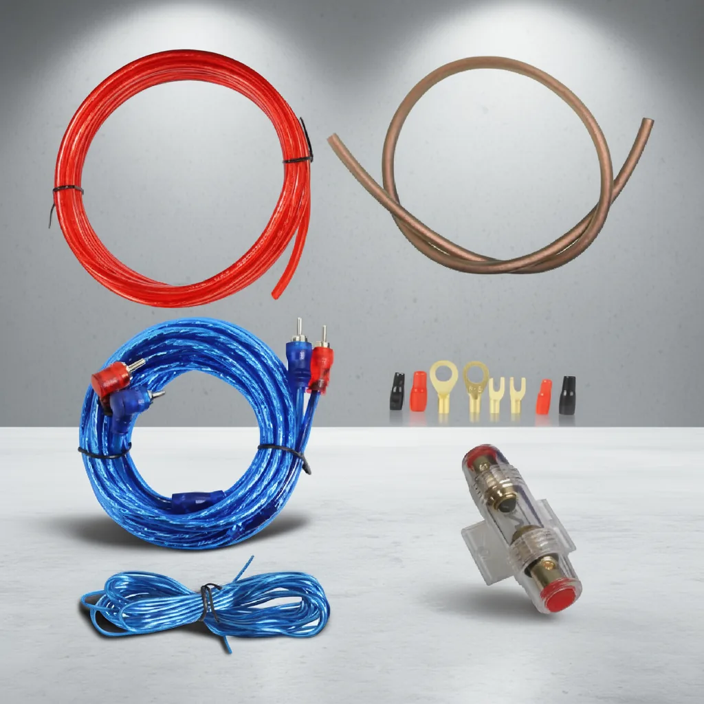 Kit Cables De Amplificacion Para Auto, Modelo 4GKT. Premium. - imagen 4