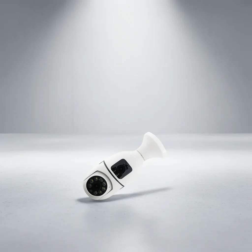 Camara De Vigilancia IP Wifi Tipo Ampolleta, Doble Camara Y Dual Band 2.4 Y 5 G, Compatible Con App TOWEL - imagen 4