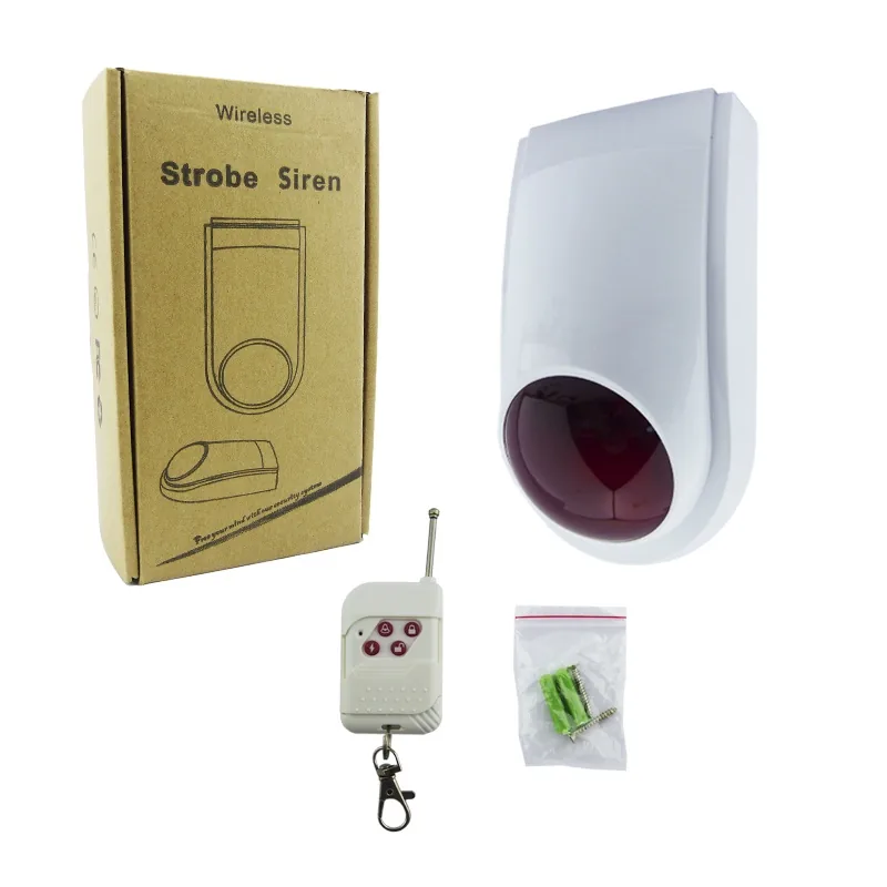 Alarma Sirena Inalambrica Comunitaria Con Control - imagen 1