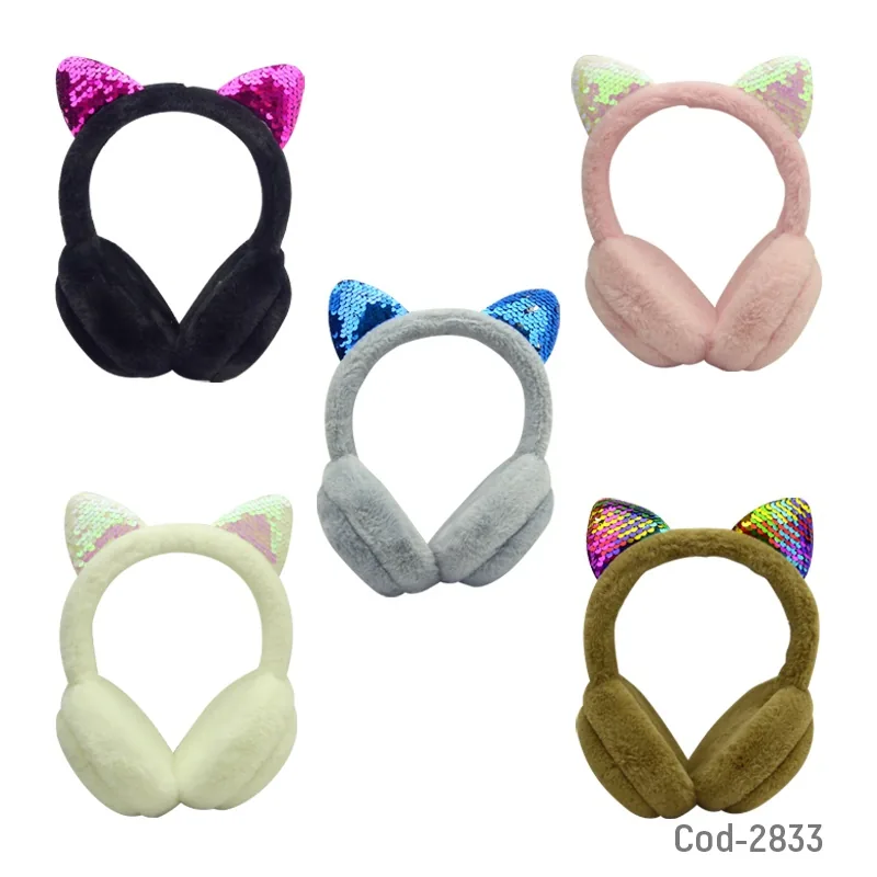 Audifonos Para Niños Con Cable, Vincha, Orejas Peluche, 20 Diseños. En Caja. - imagen 8