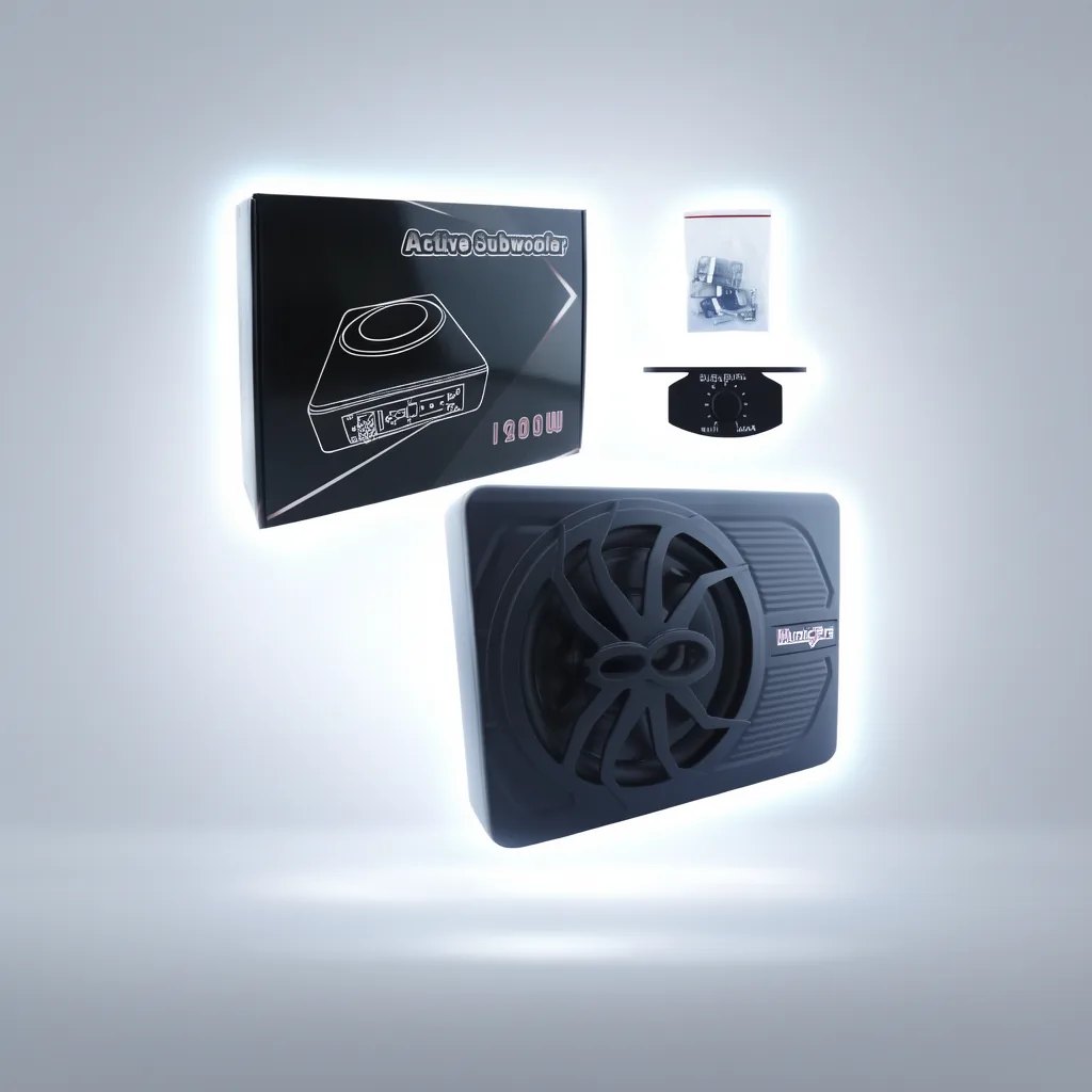Subwoofer Amplificado Plano Para Auto De 1200 Watt Marca MUSICFIRE A 12 Volt - imagen 9