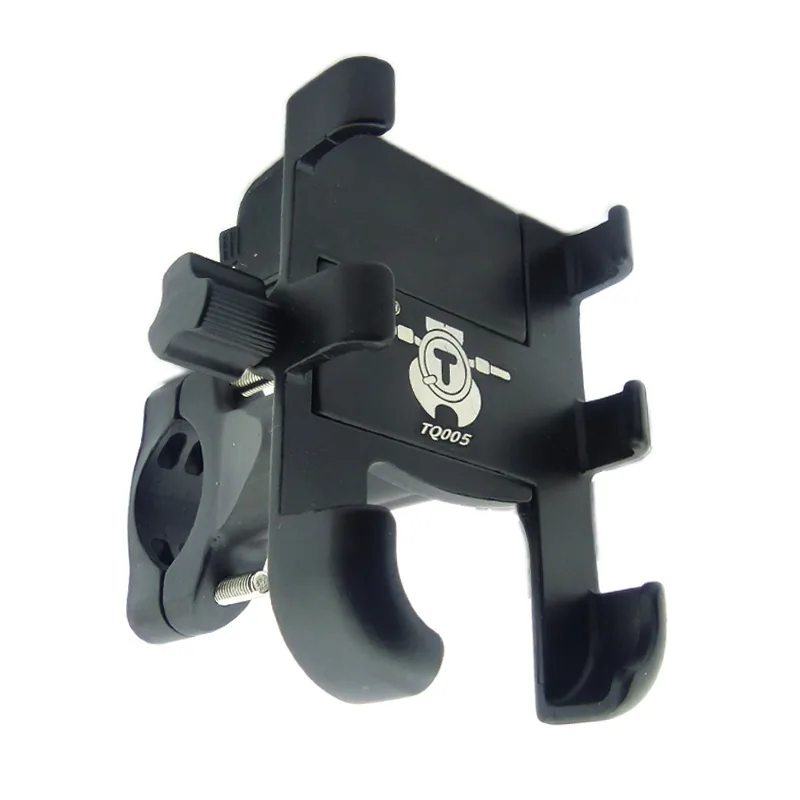 Porta Smartphone Con USB De Carga Para Moto, Metalico, En Caja - imagen 1