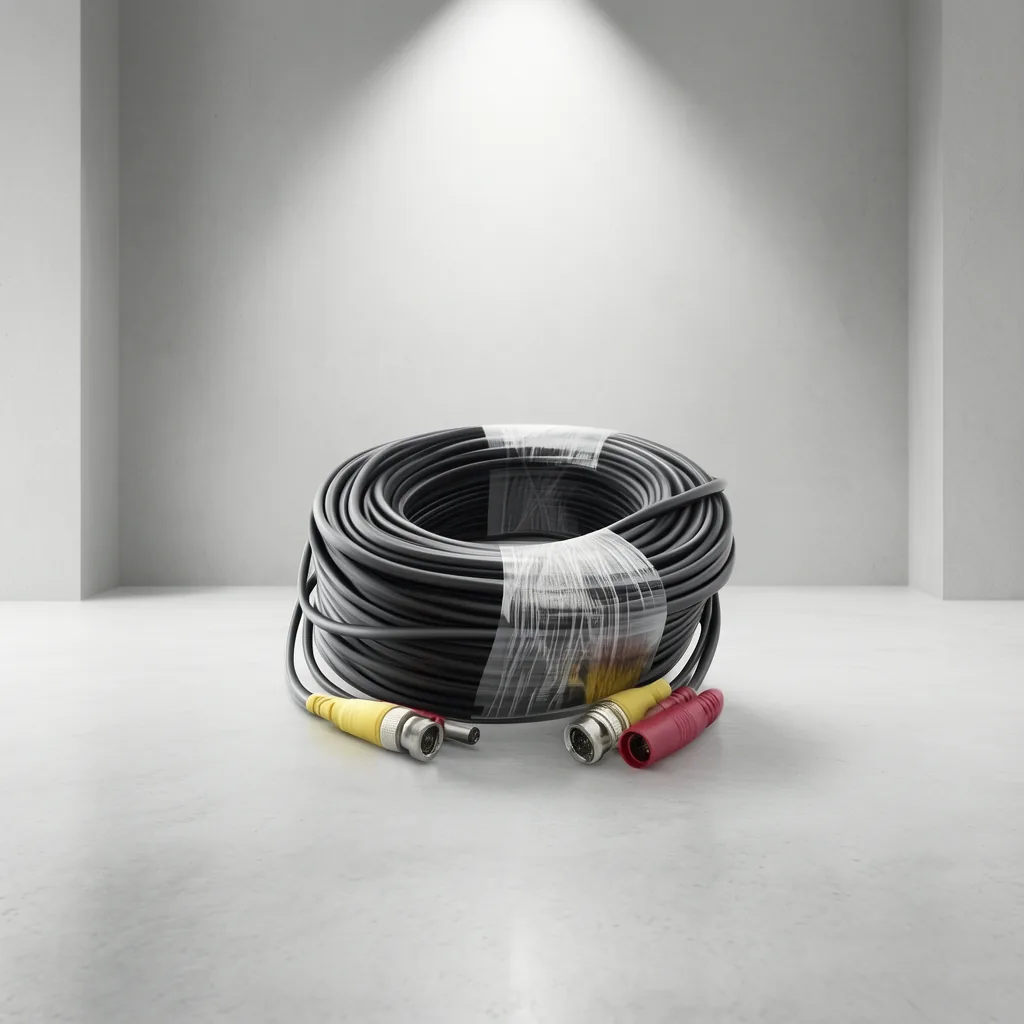 Cable Para Camara De Vigilancia De 50 Metros, BNC Y DC. - imagen 2