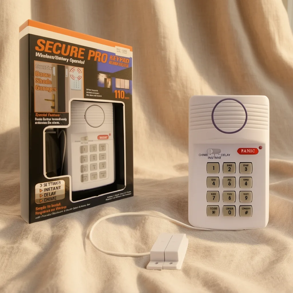 Alarma Para Casa, Secure-Pro, A Pila Con Sensor Magnetico. En Caja. - imagen 6