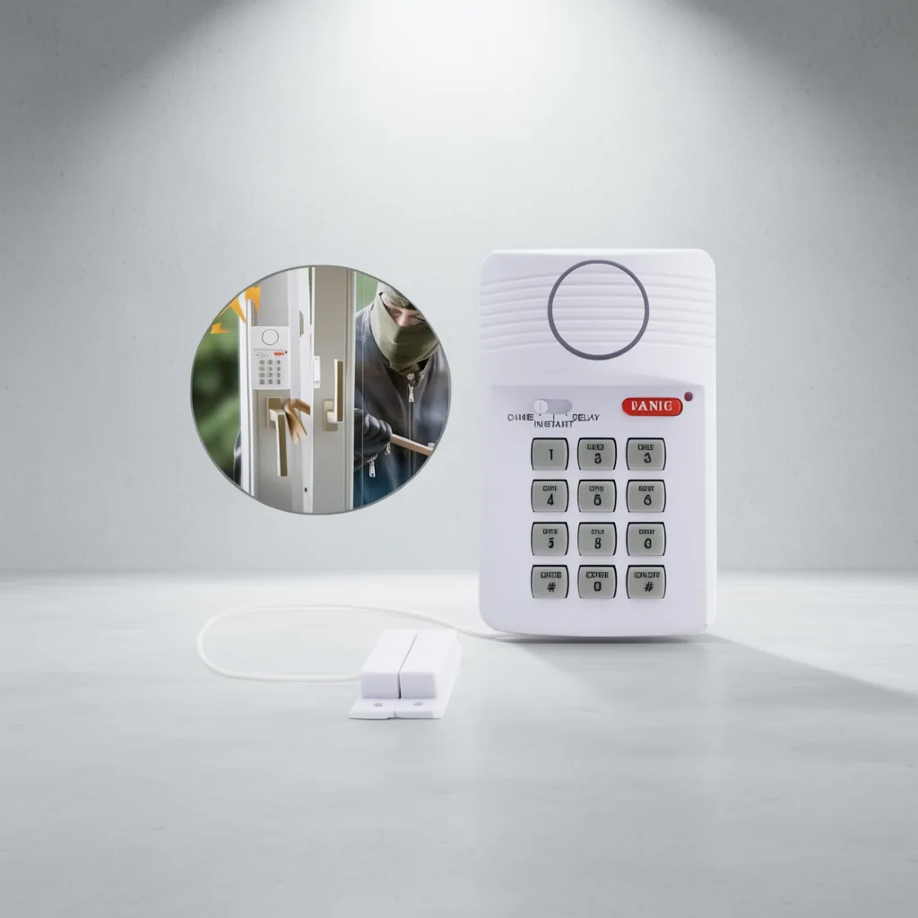 Alarma Para Casa, Secure-Pro, A Pila Con Sensor Magnetico. En Caja. - imagen 7