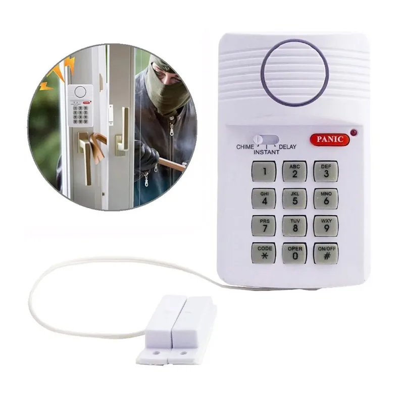 Alarma Para Casa, Secure-Pro, A Pila Con Sensor Magnetico. En Caja. - imagen 3