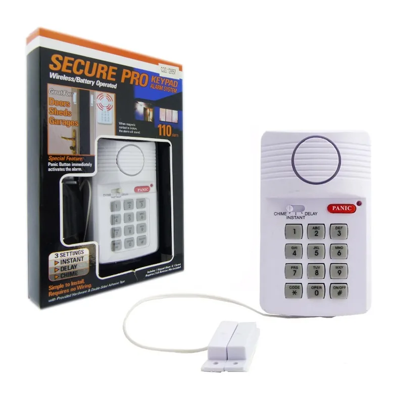 Alarma Para Casa, Secure-Pro, A Pila Con Sensor Magnetico. En Caja. - imagen 1
