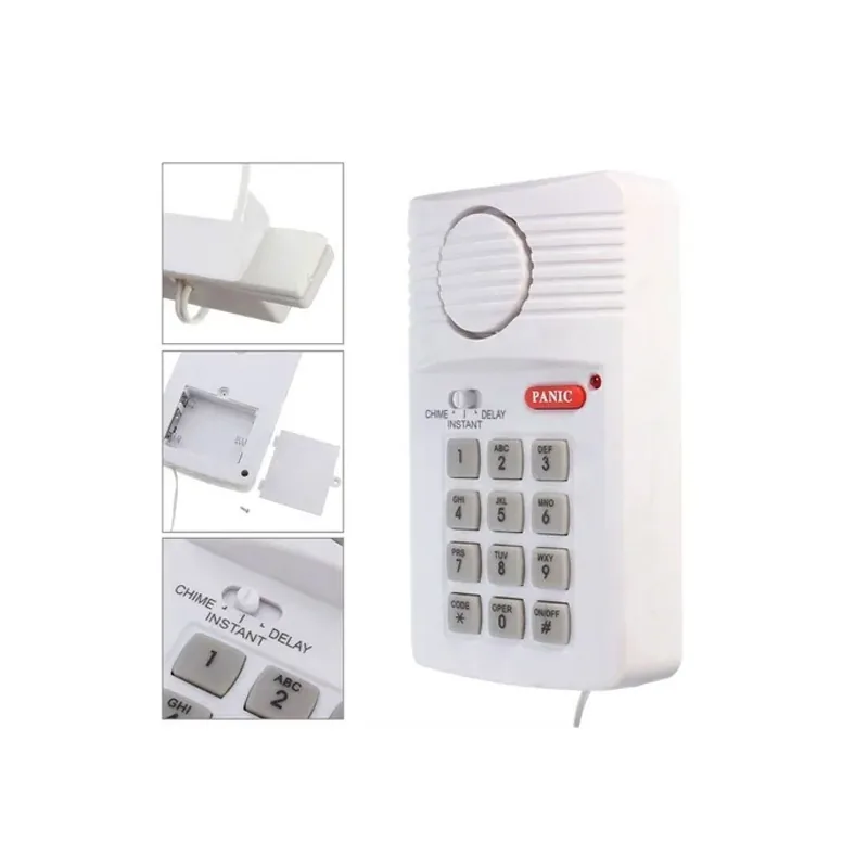 Alarma Para Casa, Secure-Pro, A Pila Con Sensor Magnetico. En Caja. - imagen 5