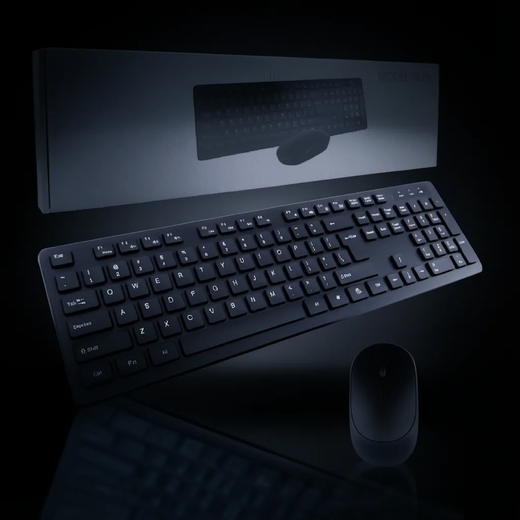 Teclado En Español Y Mouse Inalambrico Modelo 8875. - imagen 2