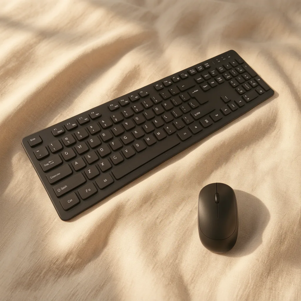 Teclado En Español Y Mouse Inalambrico Modelo 8875. - imagen 9