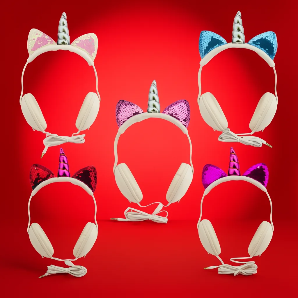 Audifonos Para Niños De Cintillo, Diseño Unicornio. - imagen 10