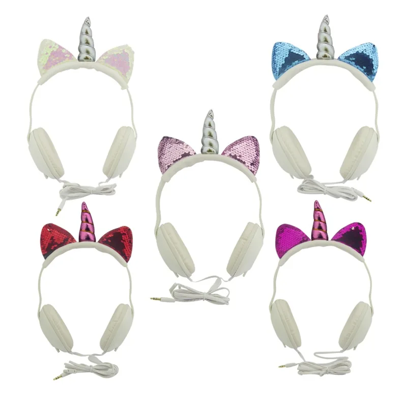 Audifonos Para Niños De Cintillo, Diseño Unicornio. - imagen 5