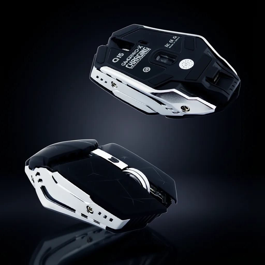 Mouse Inalambrico Gamer Recargable. Marca GAMEPRO-X Con Iluminacion. - imagen 8