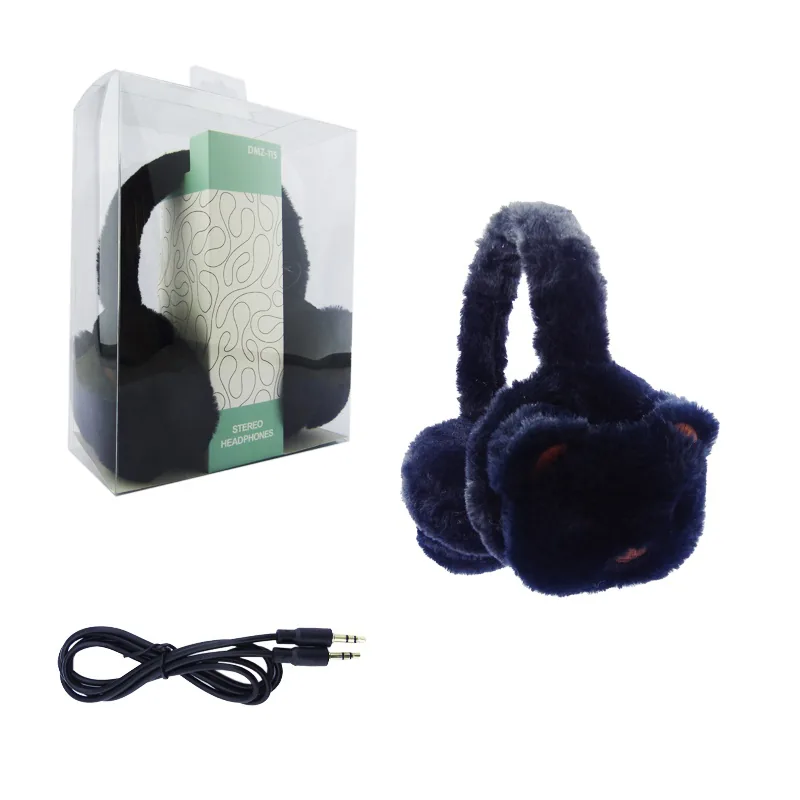 Audifonos Para Niños Con Cable Modelo DMZ-115. Peluche Perrito. - imagen 1