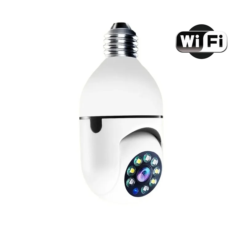 Camara Vigilancia IP Wifi, Diseño Ampolleta, Jortan. Con Movimiento. En Caja. - imagen 7