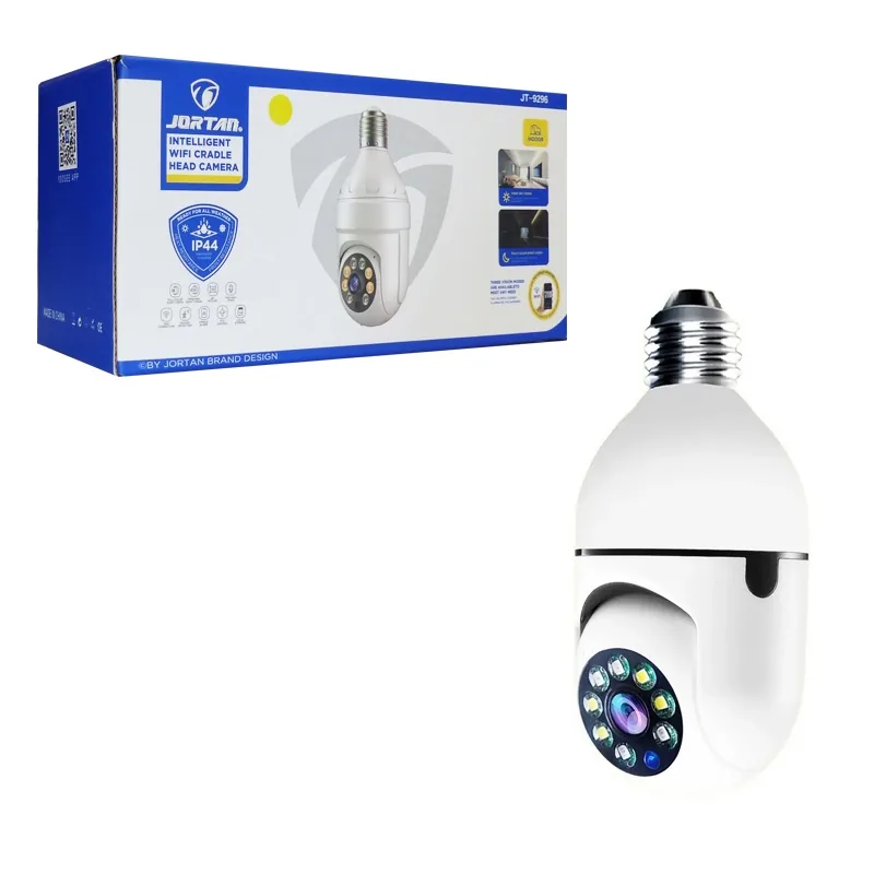 Camara Vigilancia IP Wifi, Diseño Ampolleta, Jortan. Con Movimiento. En Caja. - imagen 1