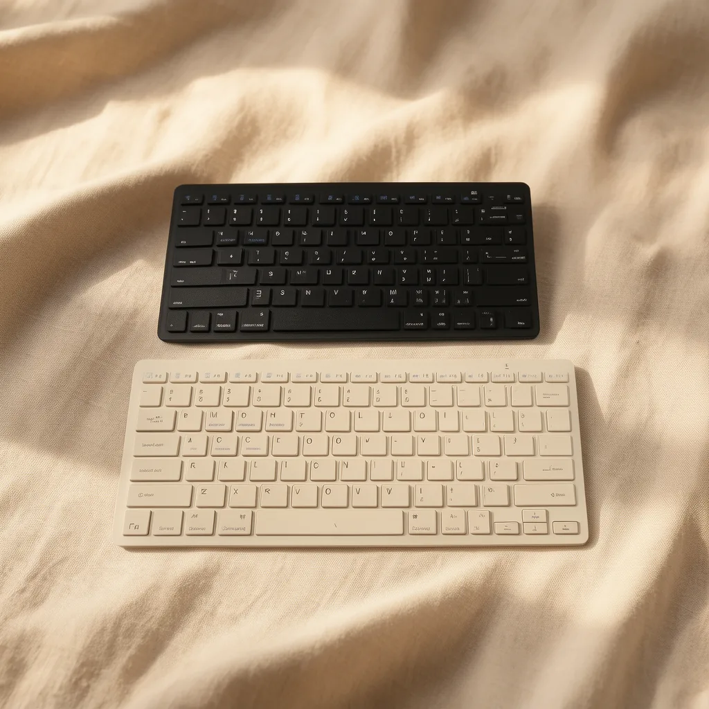 Teclado Bluetooth, Blanco/Negro Universal En Caja. - imagen 9