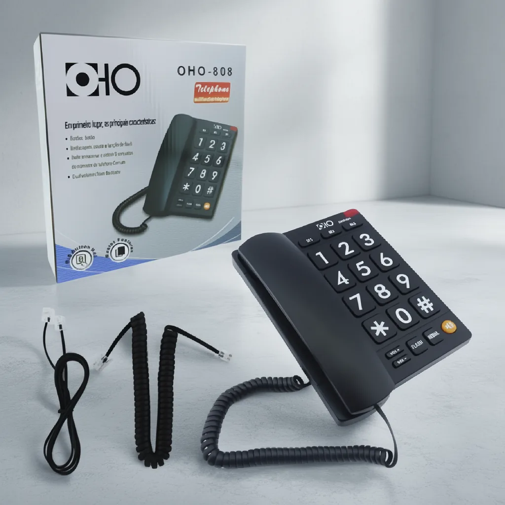 Telefono De Red Fija Marca OHO Modelo 808. - imagen 9