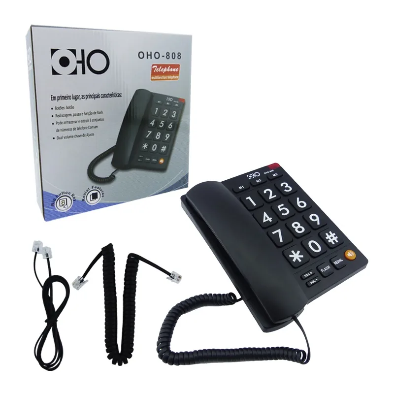 Telefono De Red Fija Marca OHO Modelo 808. - imagen 7