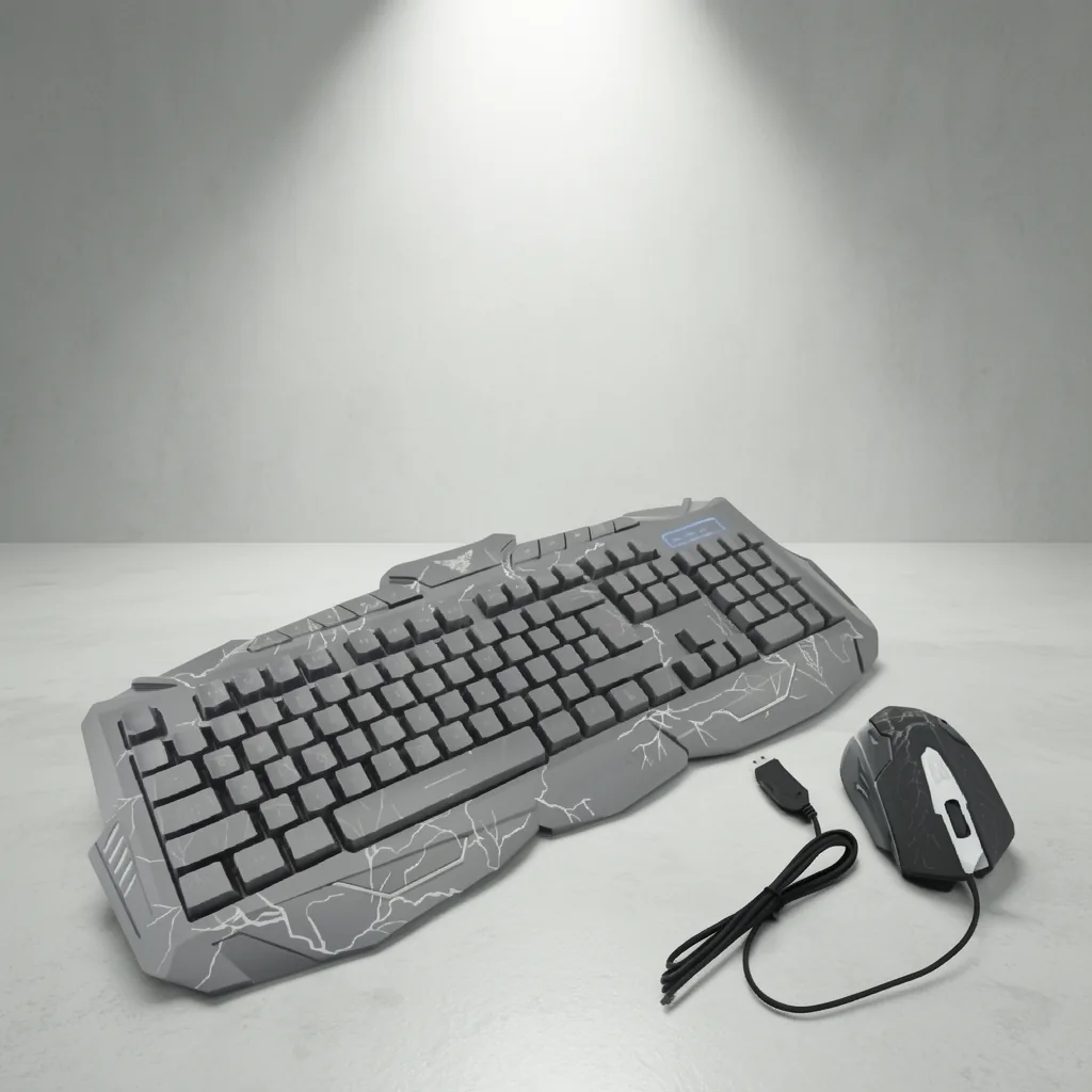 Teclado + Mouse Gamer, Mod-V100, Con Luz. En Caja. - imagen 4
