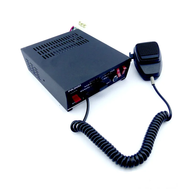 Amplificador Para Sirena Con Microfono A 12 Volt 300 Watt Modelo PA300 - imagen 5