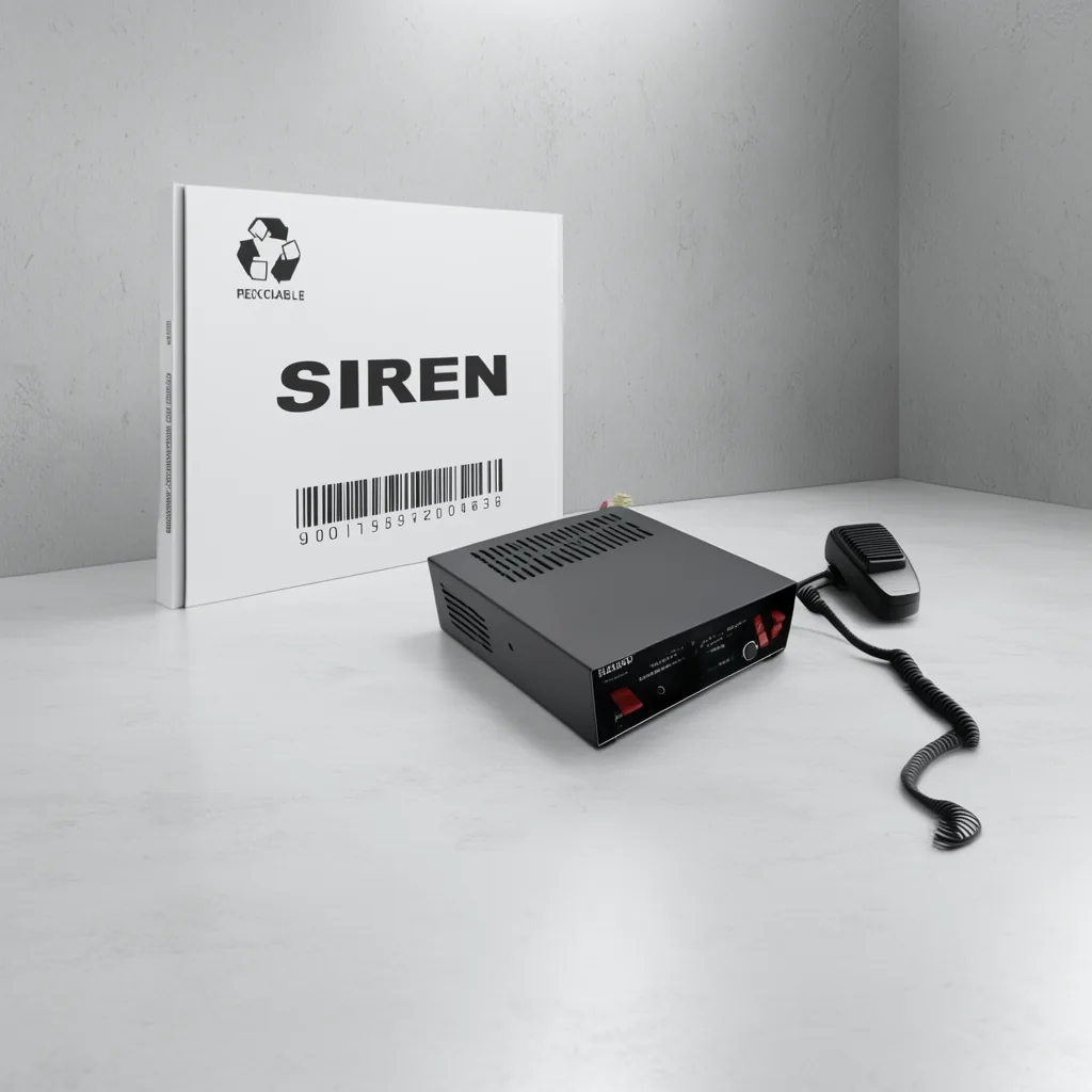 Amplificador Para Sirena Con Microfono A 12 Volt 300 Watt Modelo PA300 - imagen 4