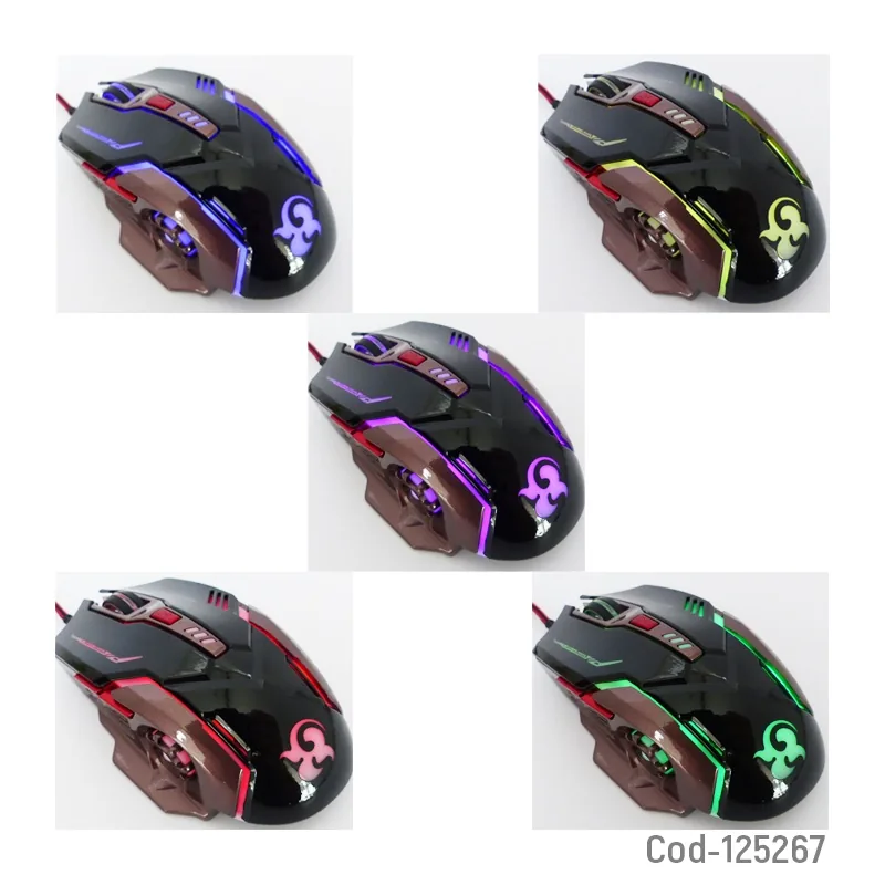 Mouse Gamer N3, Con USB, Luz, 6 Botones - imagen 5
