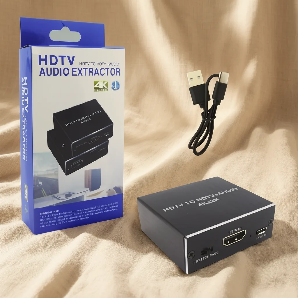 Convertidor Extractor De Audio HDMI A HDMI-Optico Con Jack 3.5 MM - imagen 6