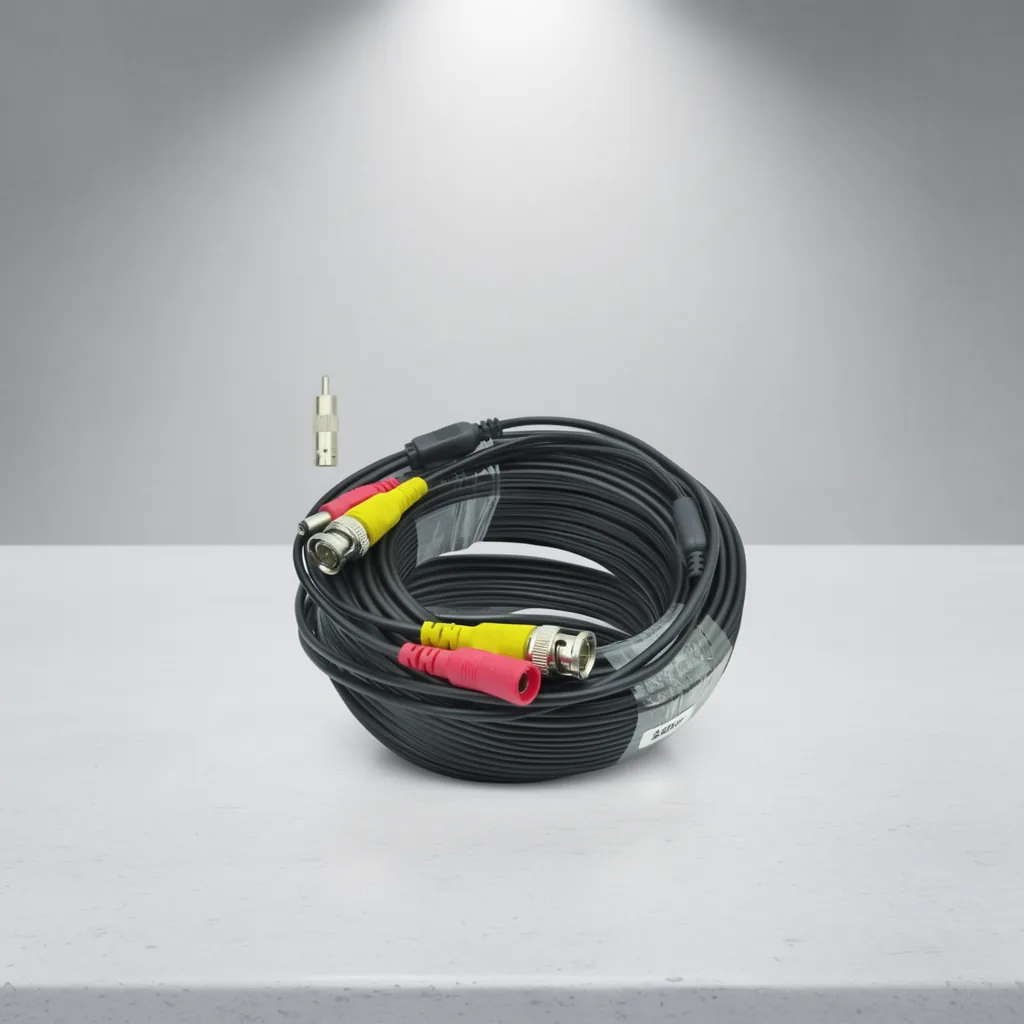 Cable Para Camara De Vigilancia, 30 Metros BNC+ DC. En Bolsa - imagen 2