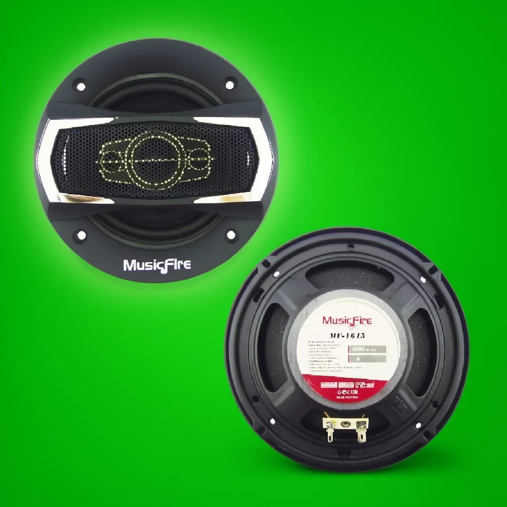 Parlante MUSICFIRE MF-1065 De 6” Y 1000 Watt, El Par. En Caja. - imagen 9