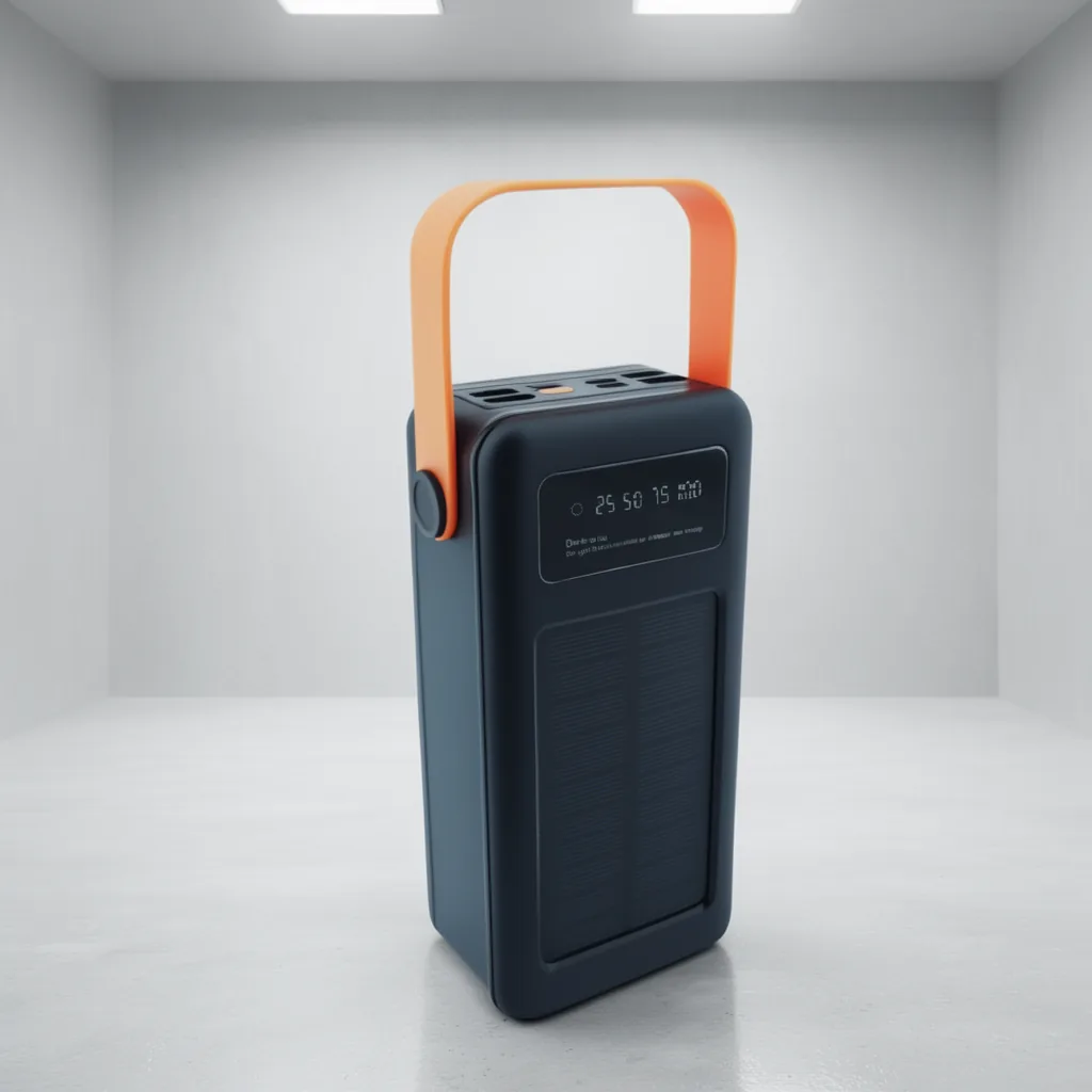 Bateria De Emergencia Solar De 4 USB-Iphone-Tipe-C-Micro USB, De 40.000 Mah Con Cables Y Linterna - imagen 10