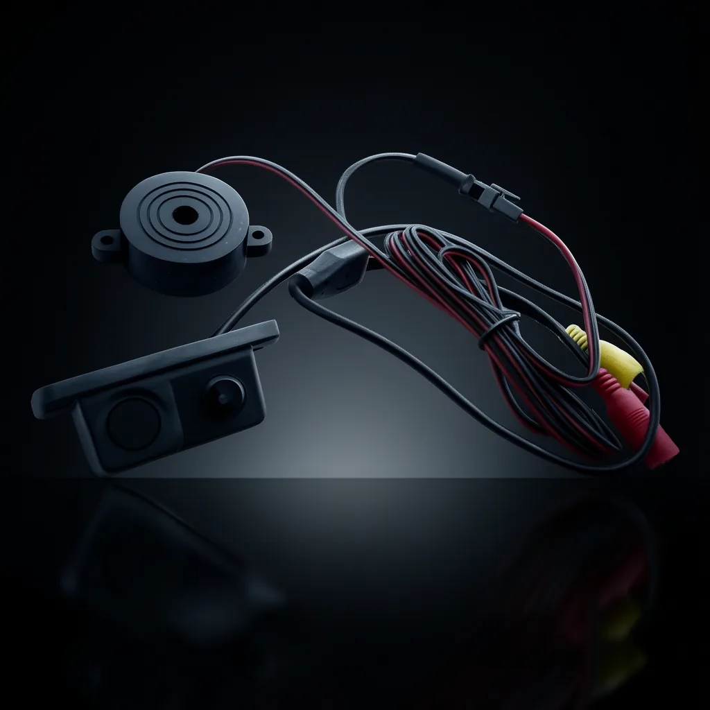Camara Para Retrovisor Con Sensor Parking Y Sonido 2 En 1. - imagen 6